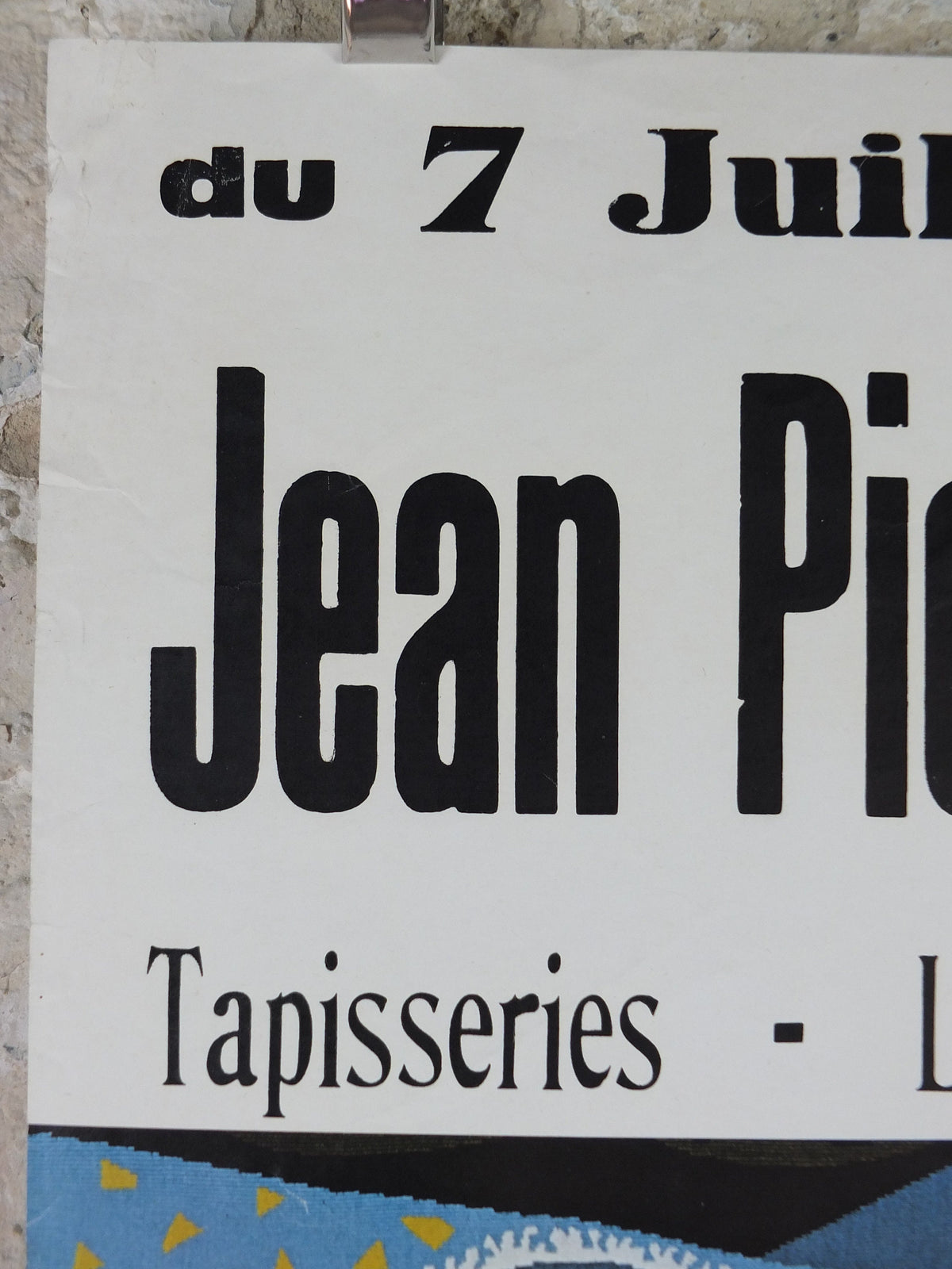 1977 Jean Picart Le Doux Poster, planets, moon, lots of stars, fish and eclipse, French painter, wall art decor