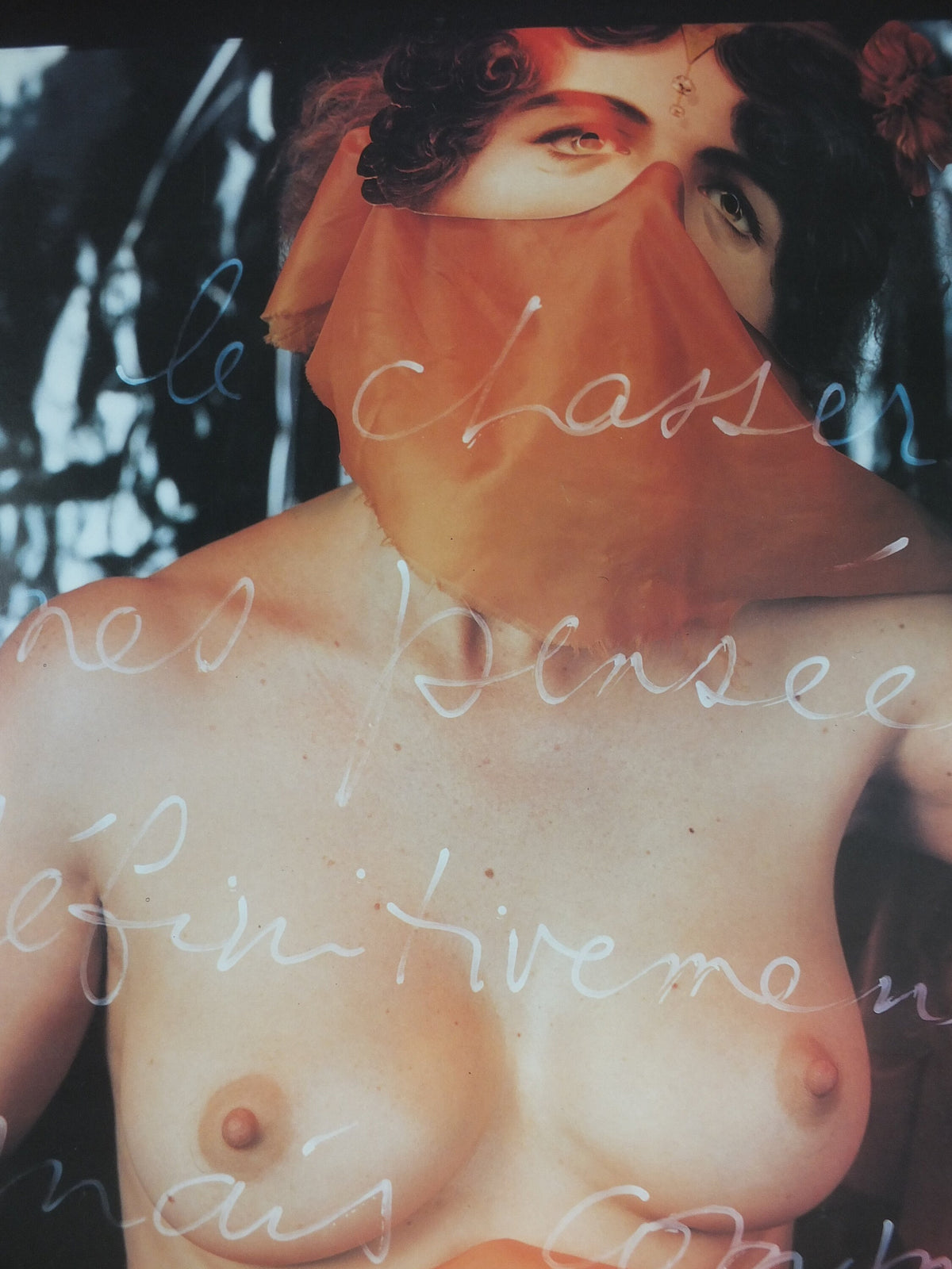 1987 Artistic Topless Photography Poster, Forum Bottcherstrasse Museum, Photografie und Zeitkunst, artist gallery exhibition wall art decor