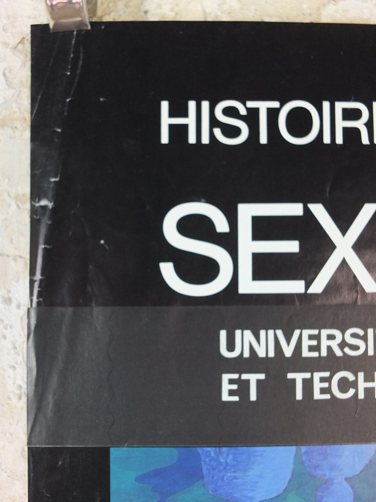 1979 History of Sexuality Poster, Histoire Naturelle de la Sexualite, by Claire Vernaiu-Brenot, wall art decor