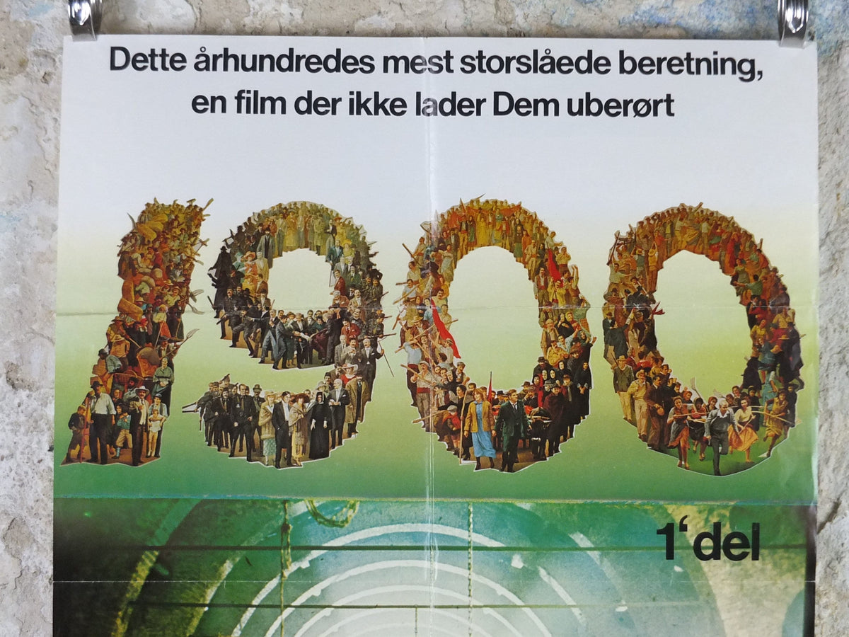 1976 Novacento 1900 Poster, Nineteen Hundred Bernardo Bertolucci, Italian arthouse Cinema, wall art decor, film memorabilia