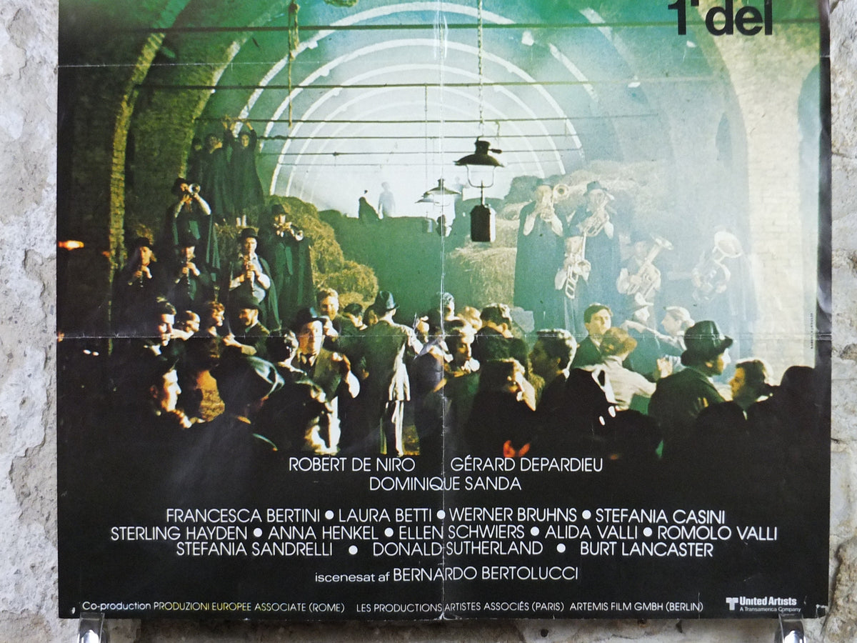 1976 Novacento 1900 Poster, Nineteen Hundred Bernardo Bertolucci, Italian arthouse Cinema, wall art decor, film memorabilia