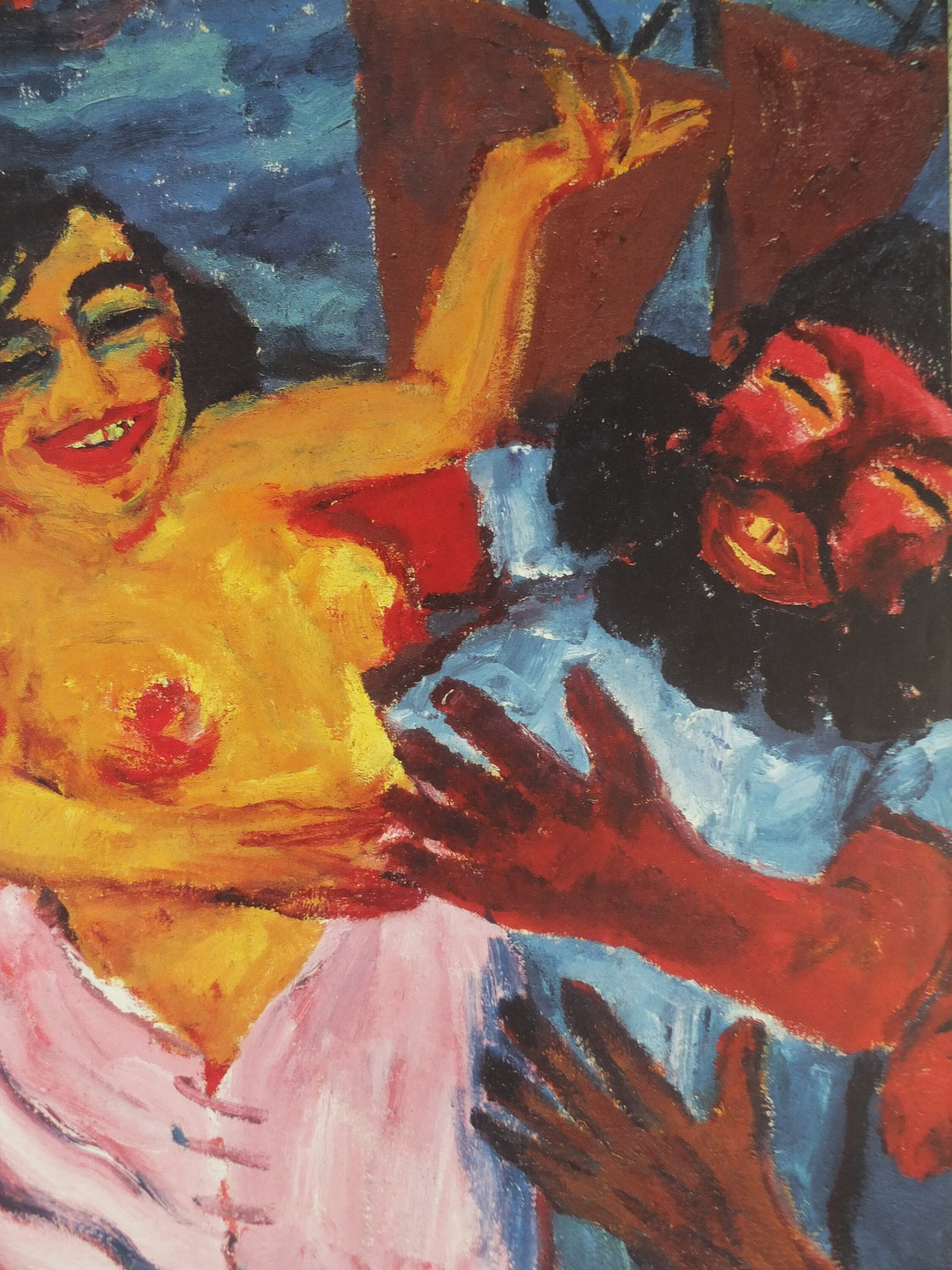 2000 Emil Nolde Poster, The Legend of St Maria Aegyptiaca, Berlin Succession, Die Brücke expressionist, Blaue Reiter, gallery wall art decor