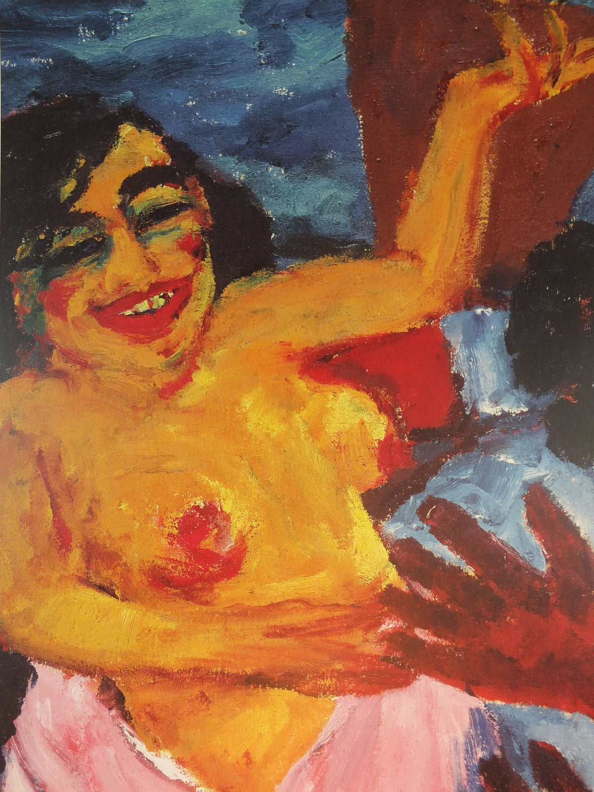 2000 Emil Nolde Poster, The Legend of St Maria Aegyptiaca, Berlin Succession, Die Brücke expressionist, Blaue Reiter, gallery wall art decor