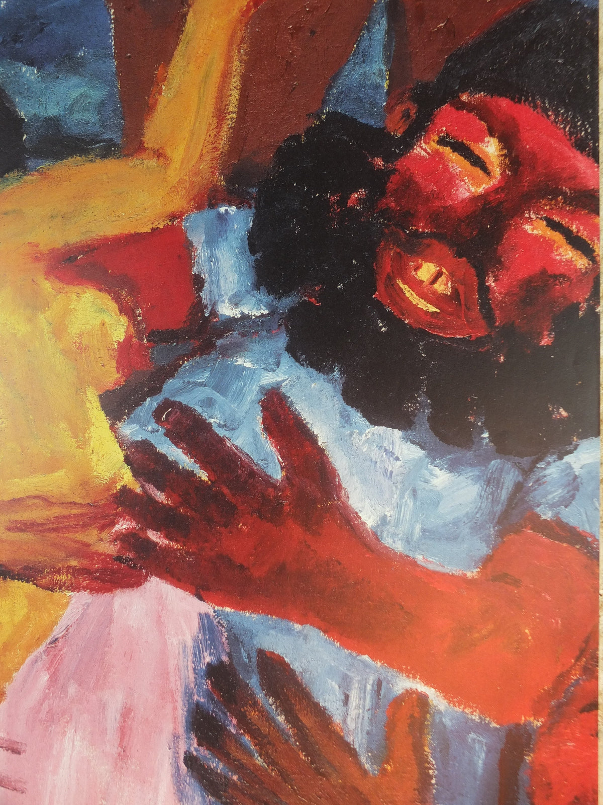 2000 Emil Nolde Poster, The Legend of St Maria Aegyptiaca, Berlin Succession, Die Brücke expressionist, Blaue Reiter, gallery wall art decor