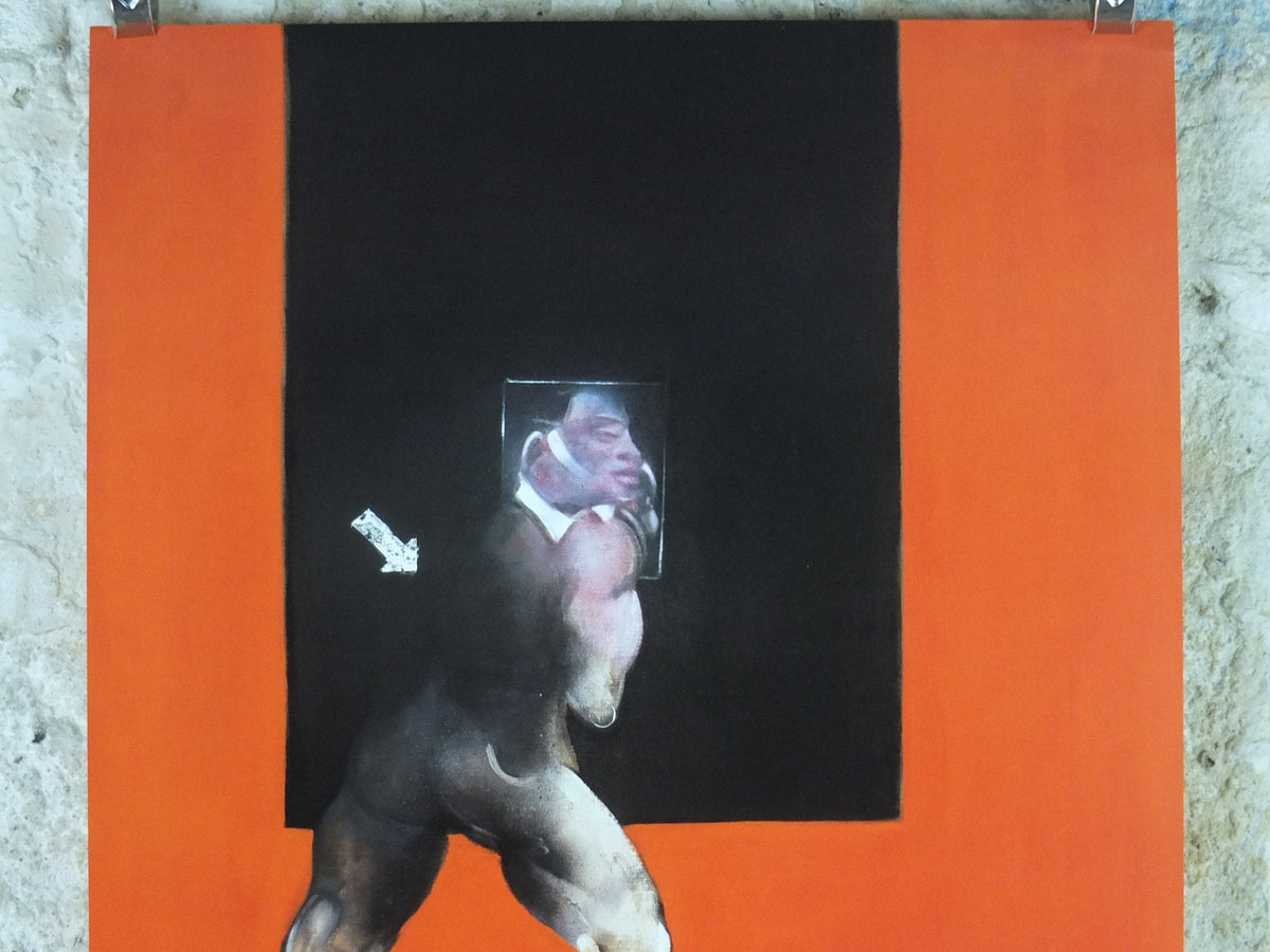 2000 Francis Bacon Poster, Study from Human Body 1987, Fondation Maeght, Figurative Realism, gallery exhibition, wall art decor