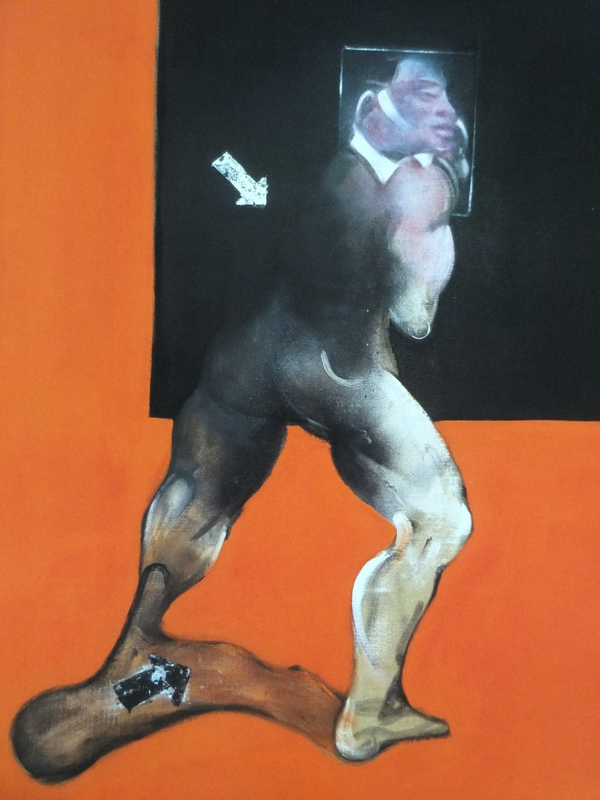 2000 Francis Bacon Poster, Study from Human Body 1987, Fondation Maeght, Figurative Realism, gallery exhibition, wall art decor
