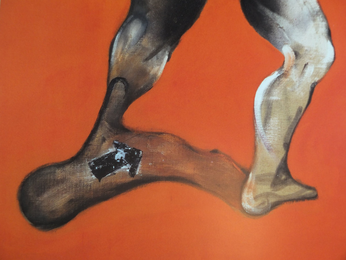 2000 Francis Bacon Poster, Study from Human Body 1987, Fondation Maeght, Figurative Realism, gallery exhibition, wall art decor
