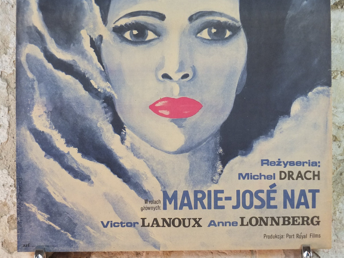 1979 Czas Przeszly Poster, by Maria 'Mucha' Ihnatowicz, The Past Tense, magical Polish cinema poster, wall art cinema film memorabilia