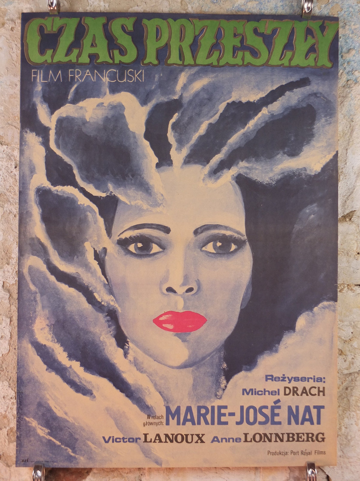 1979 Czas Przeszly Poster, by Maria 'Mucha' Ihnatowicz, The Past Tense, magical Polish cinema poster, wall art cinema film memorabilia