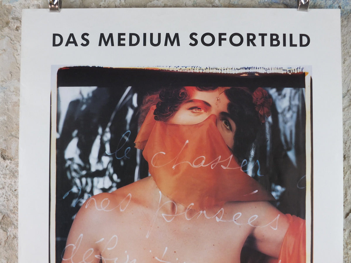1987 Artistic Topless Photography Poster, Forum Bottcherstrasse Museum, Photografie und Zeitkunst, artist gallery exhibition wall art decor