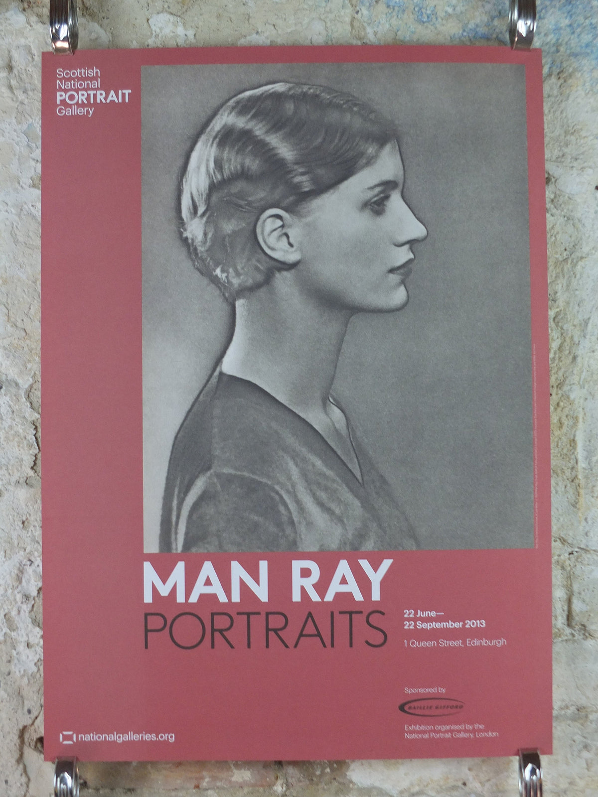 2013 Man Ray Poster, Portraits, Solarised Portrait of Lee Miller 1929, surrealism, photography gallery exhibition wall art decor