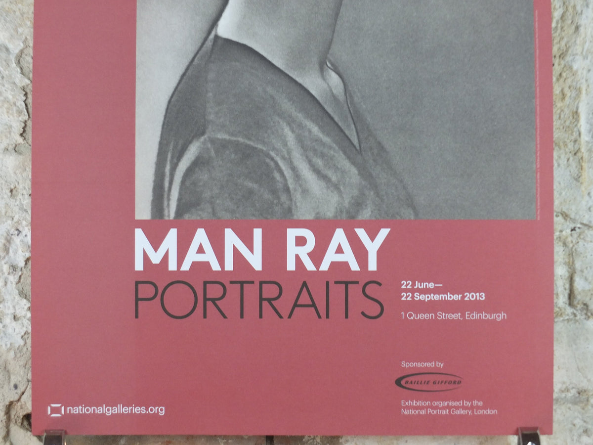 2013 Man Ray Poster, Portraits, Solarised Portrait of Lee Miller 1929, surrealism, photography gallery exhibition wall art decor