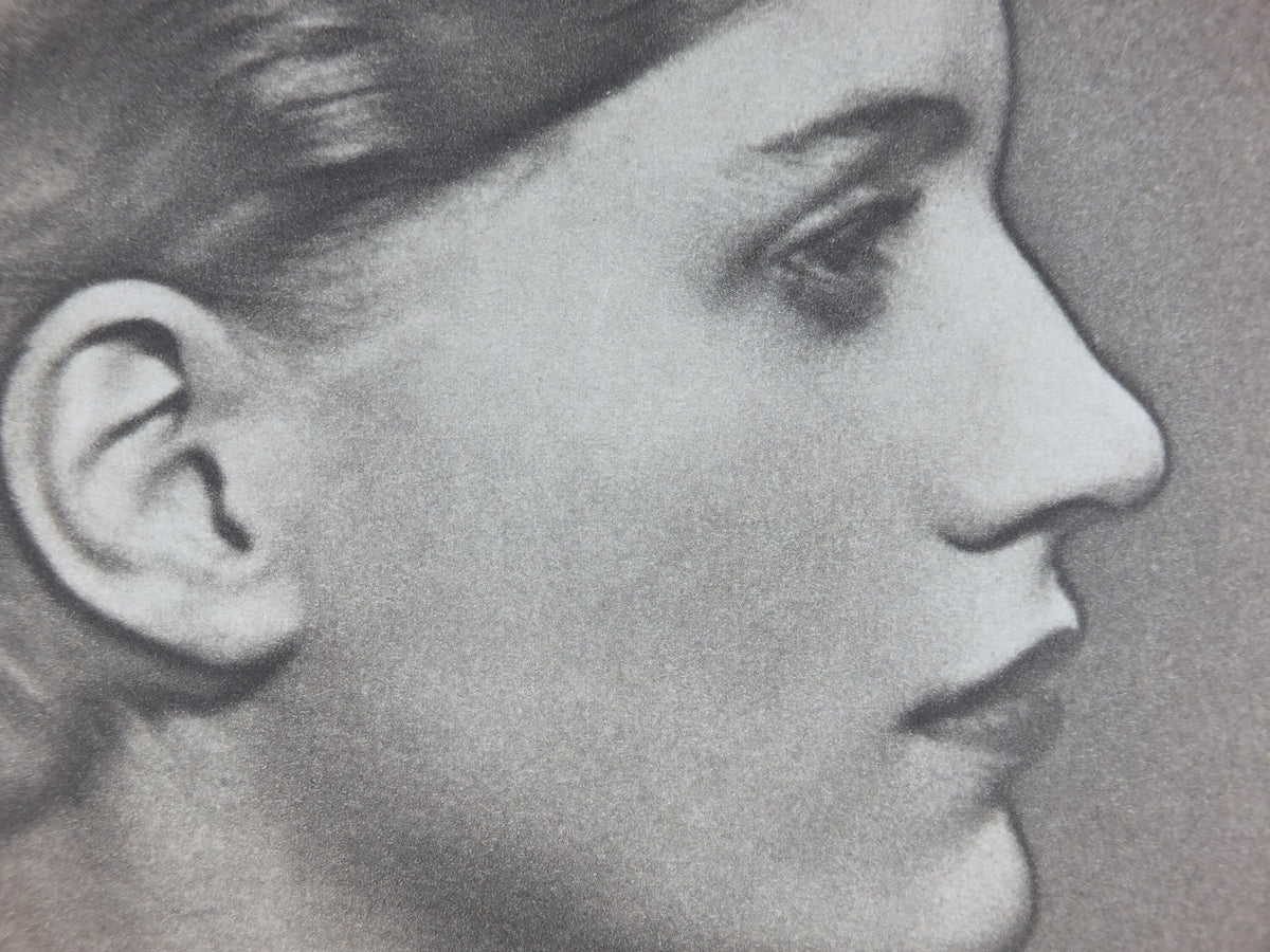 2013 Man Ray Poster, Portraits, Solarised Portrait of Lee Miller 1929, surrealism, photography gallery exhibition wall art decor