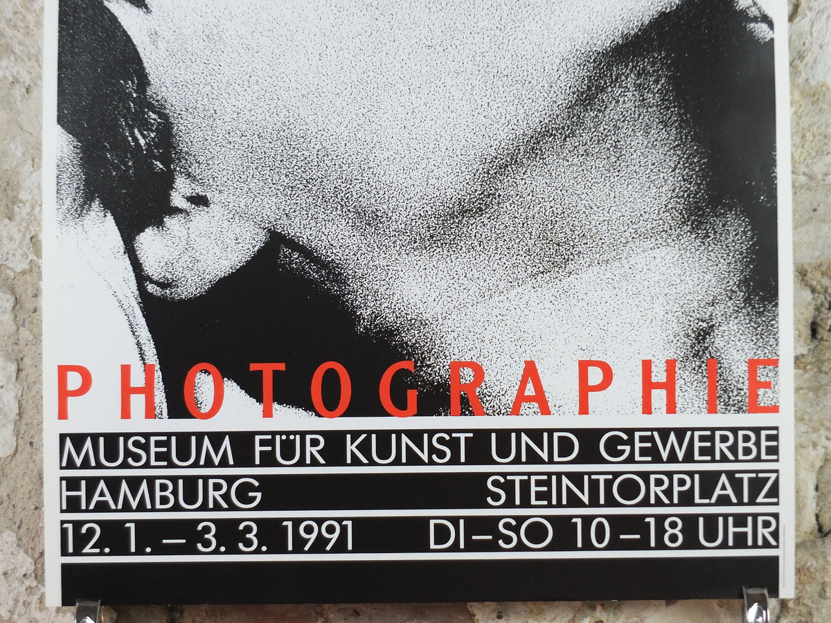 1991 Tomi Ungerer Poster, Face of a Woman, Photography, gallery exhibition, wall art decor