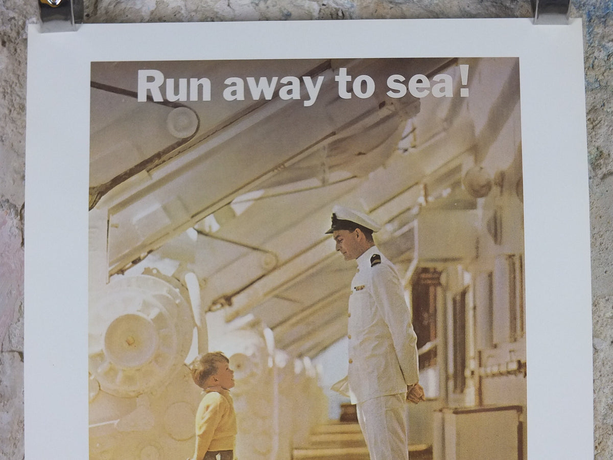 1980s P&O Travel Poster, Moments from the Peninsular and Oriental Steam Navigation Company Poster Collection, travel tourism, wall art decor