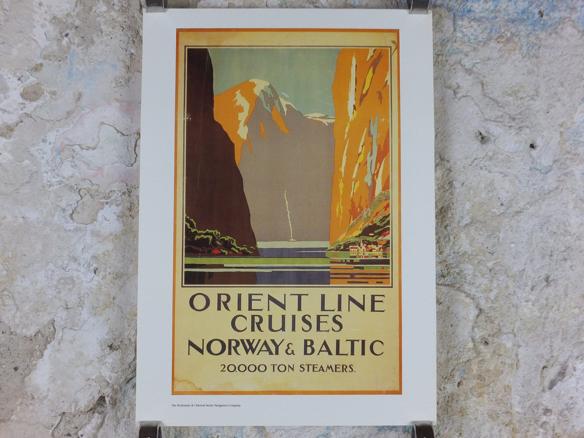 1980s P&O Travel Poster, Moments from the Peninsular and Oriental Steam Navigation Company Poster Collection, travel tourism, wall art decor
