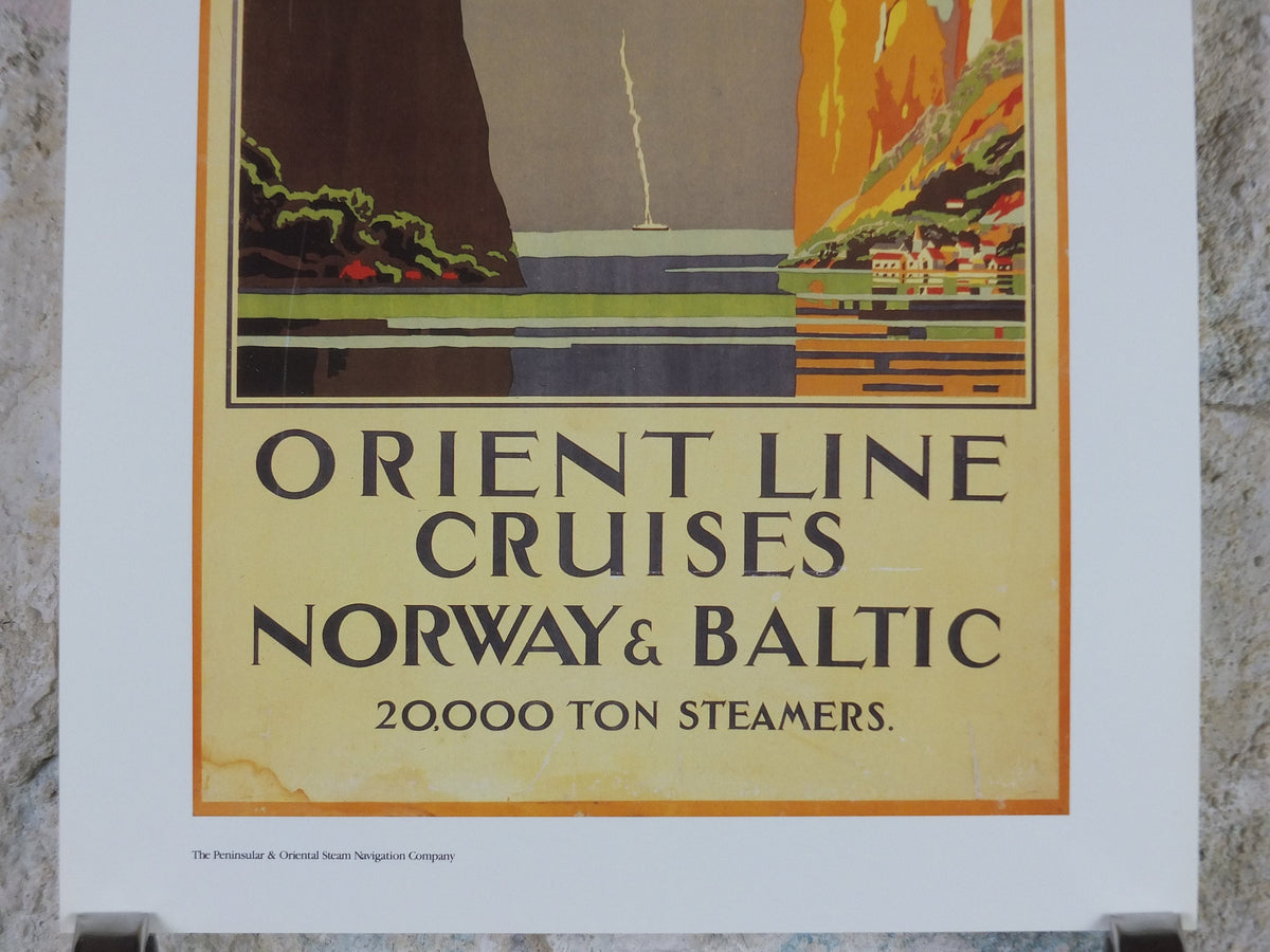 1980s P&O Travel Poster, Moments from the Peninsular and Oriental Steam Navigation Company Poster Collection, travel tourism, wall art decor
