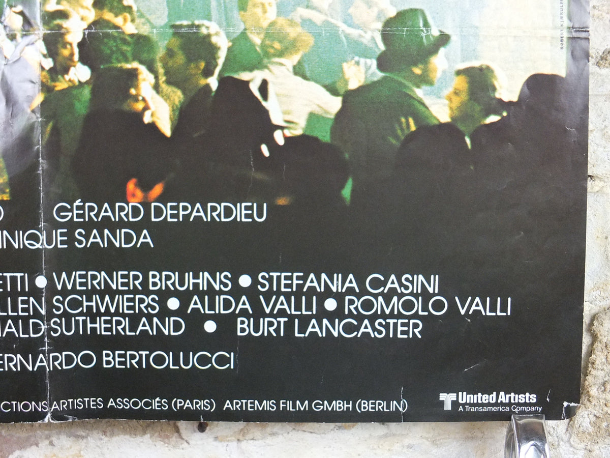1976 Novacento 1900 Poster, Nineteen Hundred Bernardo Bertolucci, Italian arthouse Cinema, wall art decor, film memorabilia