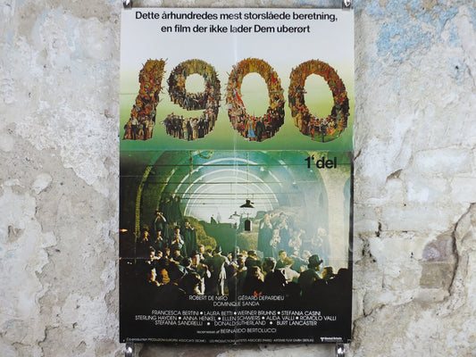 1976 Novacento 1900 Poster, Nineteen Hundred Bernardo Bertolucci, Italian arthouse Cinema, wall art decor, film memorabilia
