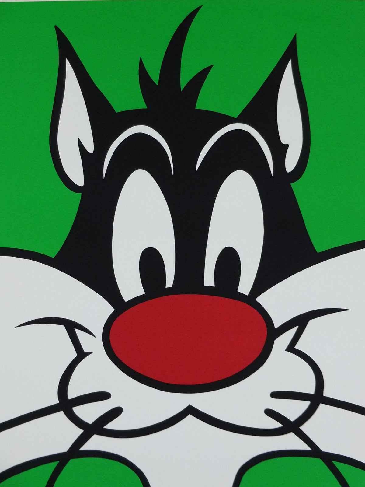 1993 Sylvester the Cat Poster, Looney Tunes and Merrie Melodies by Warner Bros, cartoon and comic wall art decor