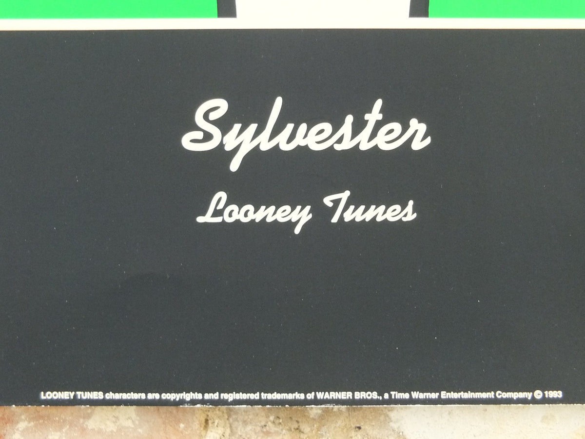 1993 Sylvester the Cat Poster, Looney Tunes and Merrie Melodies by Warner Bros, cartoon and comic wall art decor