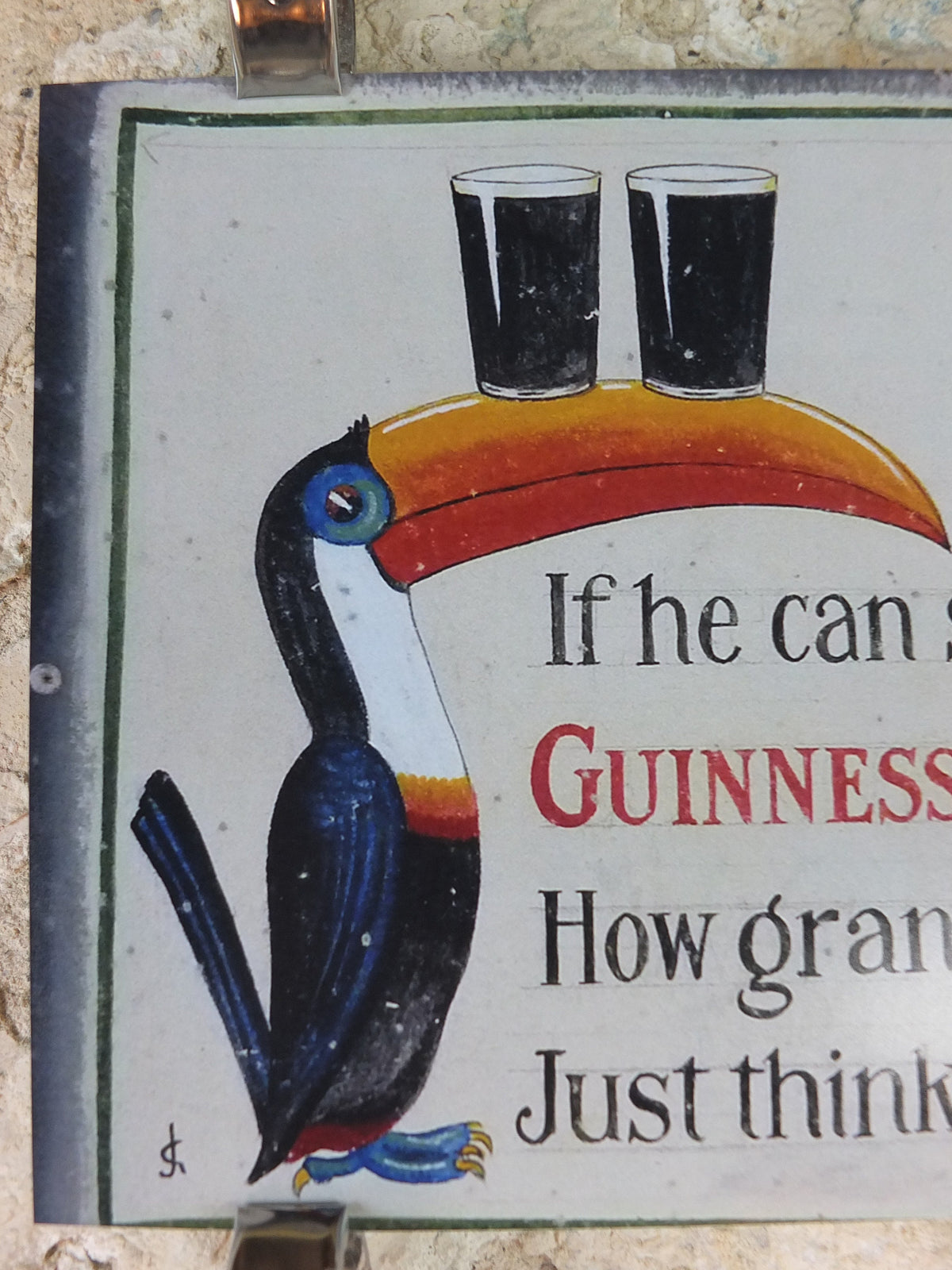 The Lost Guinness Gilroy Posters Photo, by John Gilroy, Guinness is Good for You, from S.H. Benson, Advertising campaigns, wall art decor