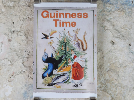 The Lost Guinness Gilroy Posters Photo, by John Gilroy, Guinness Christmas Time, from S.H. Benson, Advertising campaigns, wall art decor