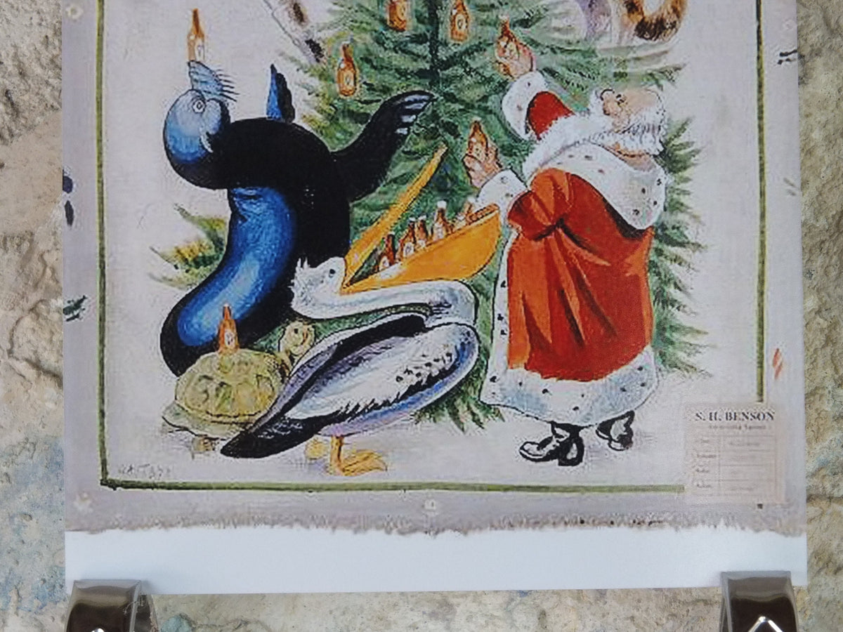 The Lost Guinness Gilroy Posters Photo, by John Gilroy, Guinness Christmas Time, from S.H. Benson, Advertising campaigns, wall art decor