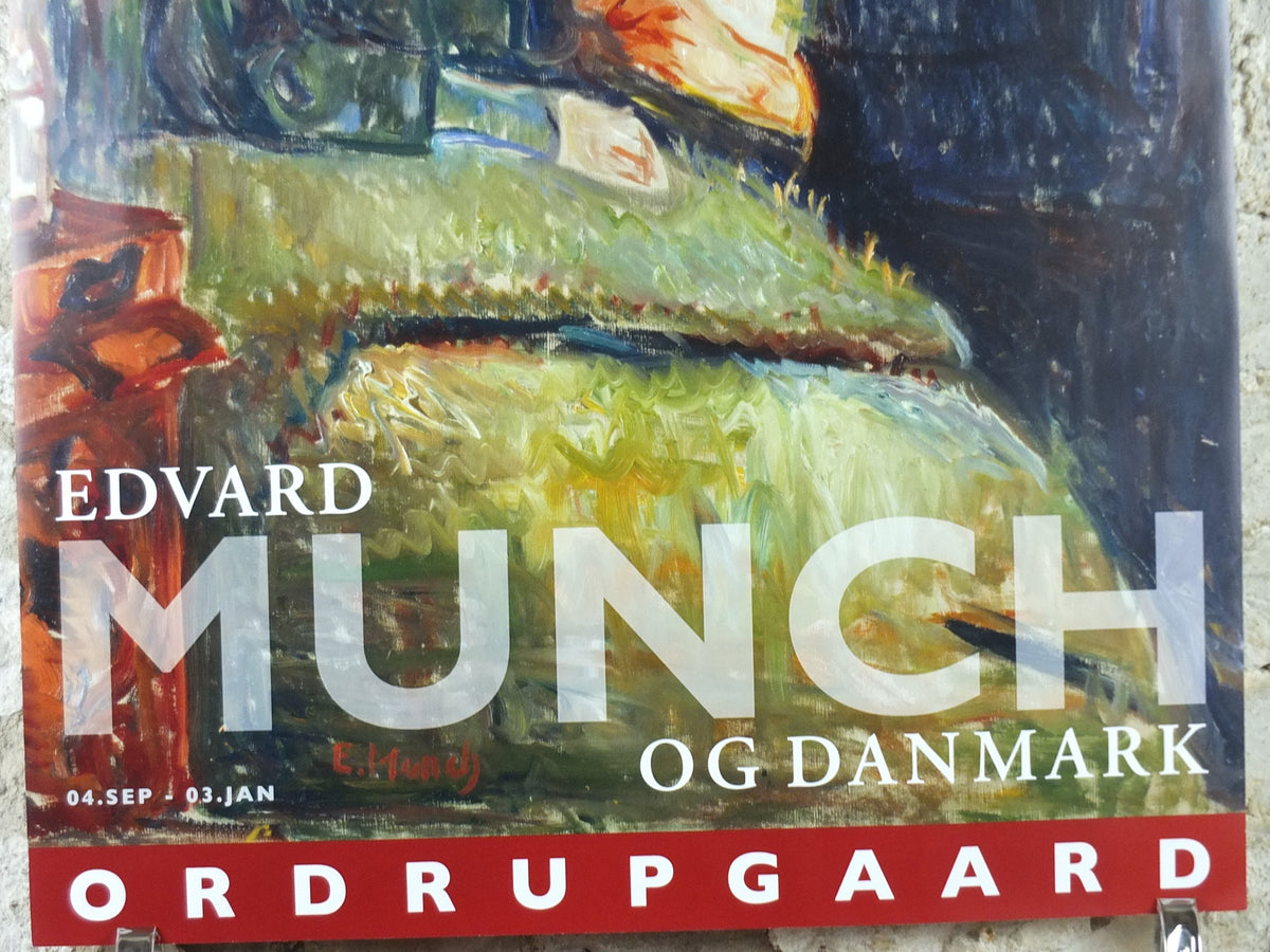 Edvard Munch Poster, The Sick Child, Ordrupgaard, Expressionism, Symbolism, Det syke barn, gallery exhibition, wall art decor