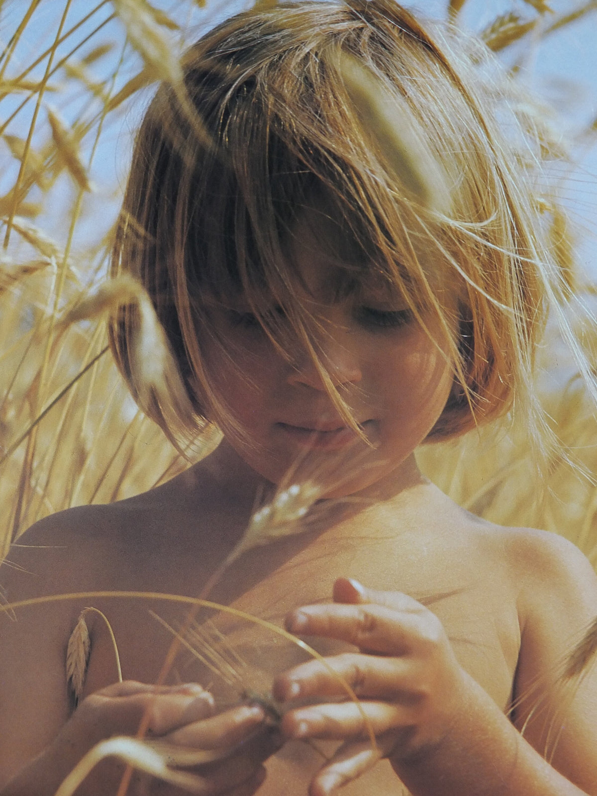 1970s Denmark Travel Poster, Denmark - You'll Love It, Child in a field of wheat, Danish Tourist Board, Travel tourism, wall art decor