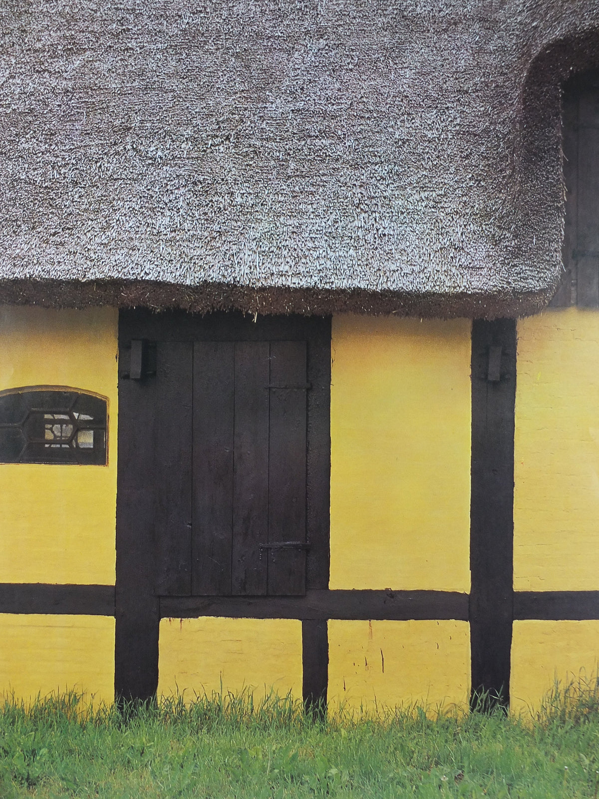 1970s Denmark Travel Poster, Denmark - You'll Love It, old yellow thatched house, Danish Tourist Board, Travel tourism, wall art decor