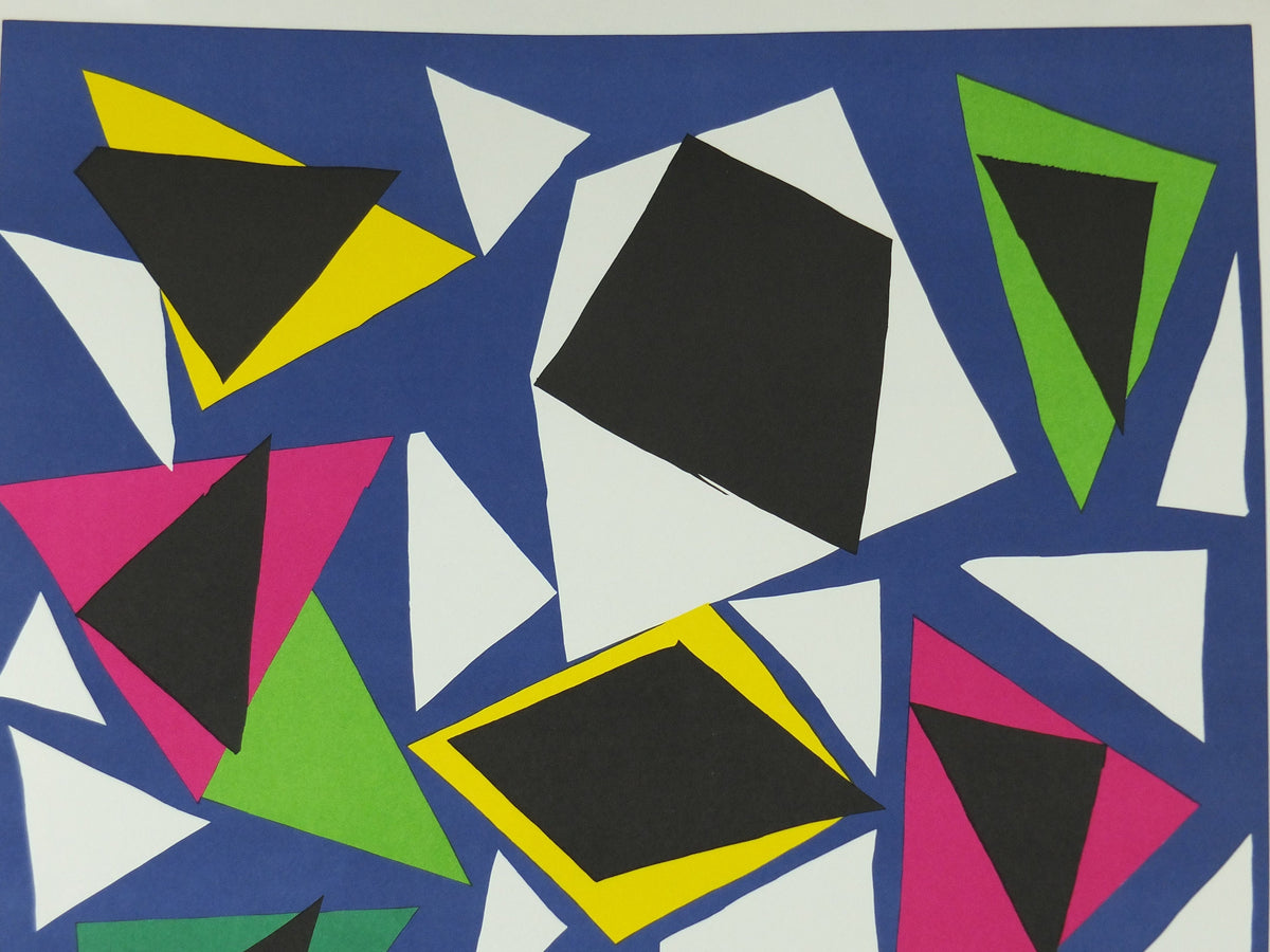 1987 Henri Matisse Poster, Atelier Mourlot, Fauvism, Magazin du Nord Copenhagen, Modernism, abstract, gallery exhibition wall art decor