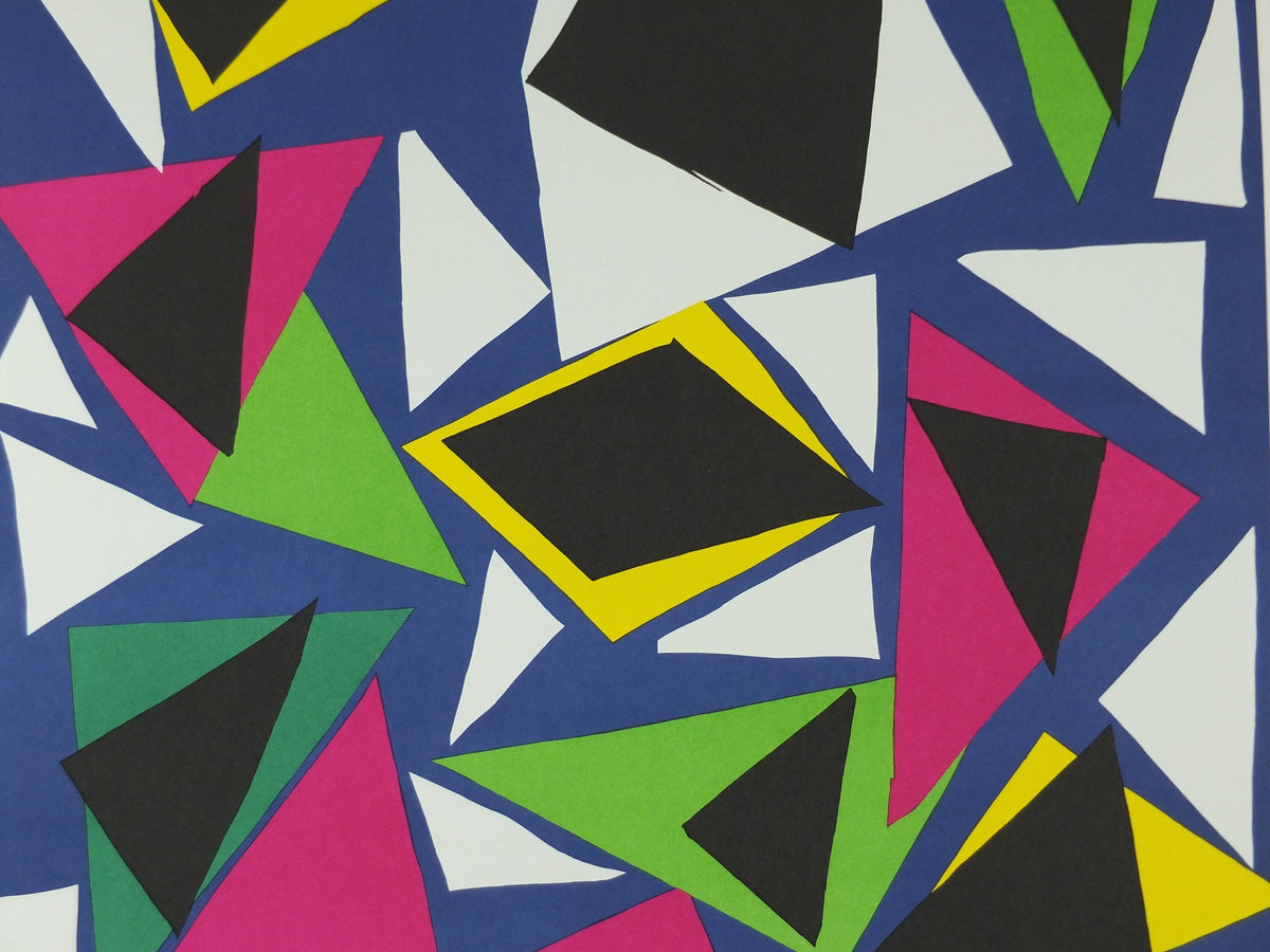 1987 Henri Matisse Poster, Atelier Mourlot, Fauvism, Magazin du Nord Copenhagen, Modernism, abstract, gallery exhibition wall art decor
