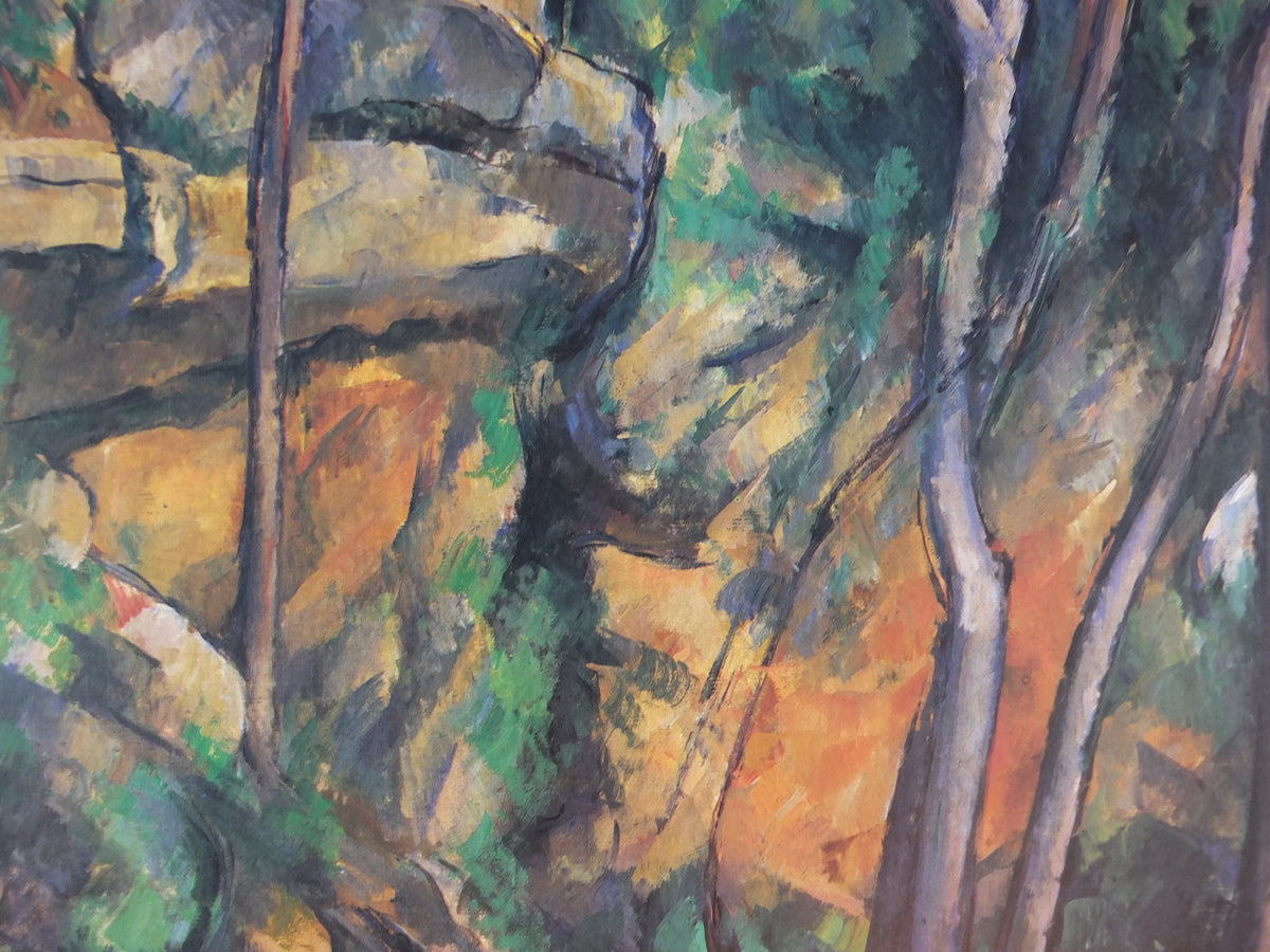 1989 Paul Cezanne Poster, The Grounds of Chateau Noir 1898, Impressionism, Post-Impressionism, Cubism, gallery exhibition, wall art decor