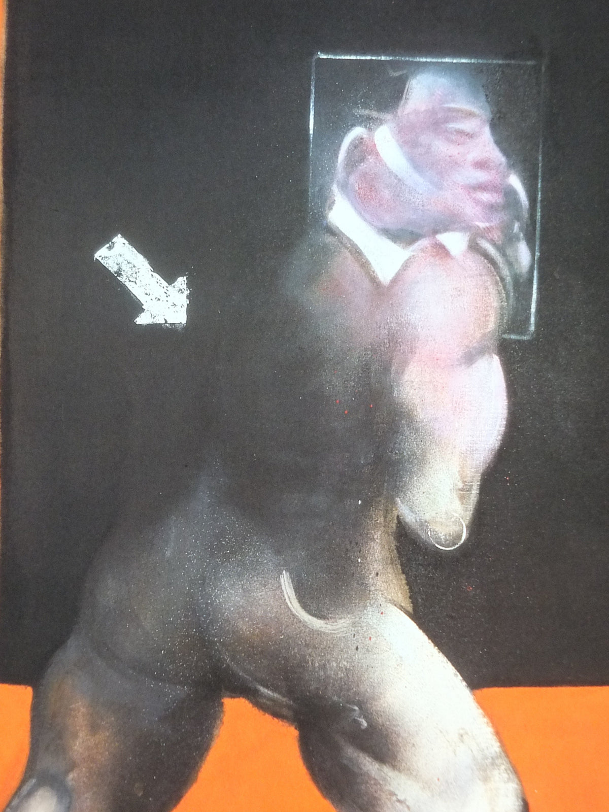 2000 Francis Bacon Poster, Study from Human Body 1987, Fondation Maeght, Figurative Realism, gallery exhibition, wall art decor