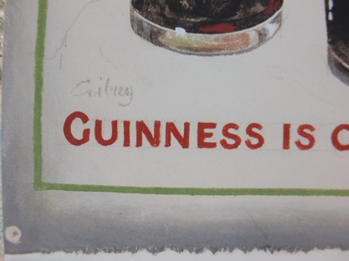 The Lost Guinness Gilroy Posters Photo, by John Gilroy, A Guinness a Day, from S.H. Benson, Advertising campaigns, wall art decor