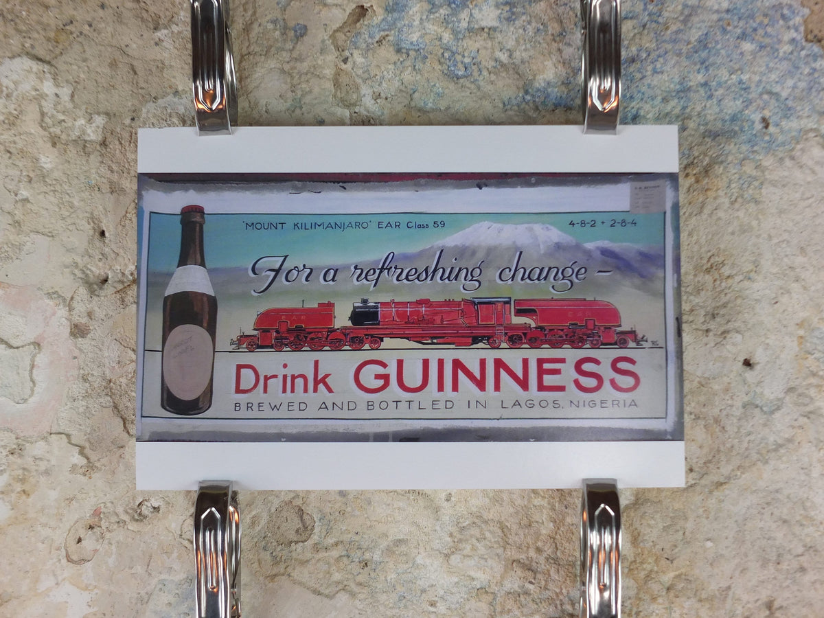 The Lost Guinness Gilroy Posters Photo, by John Gilroy, Drink Guinness Train, from S.H. Benson, Advertising campaigns, wall art decor