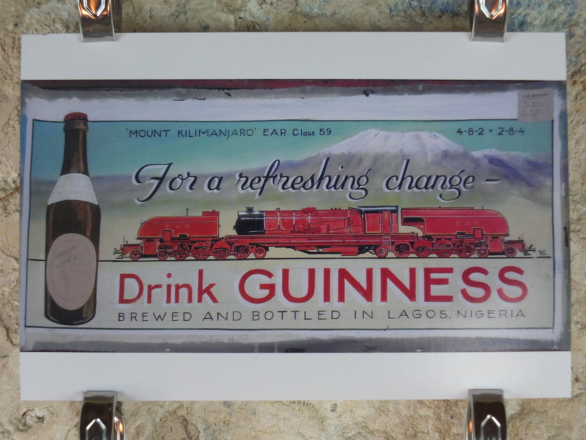 The Lost Guinness Gilroy Posters Photo, by John Gilroy, Drink Guinness Train, from S.H. Benson, Advertising campaigns, wall art decor
