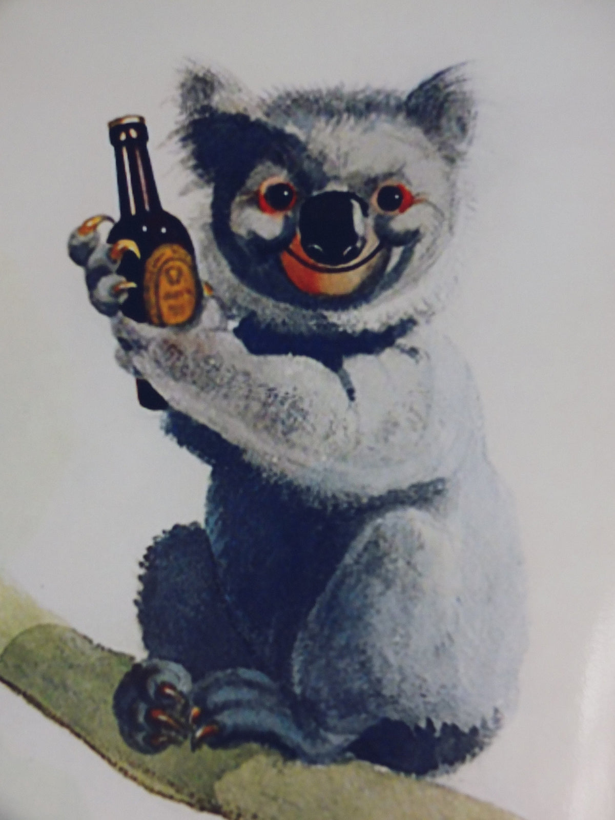 The Lost Guinness Gilroy Posters Photo, by John Gilroy, Koala with Guinness, from S.H. Benson, Advertising campaigns, wall art decor