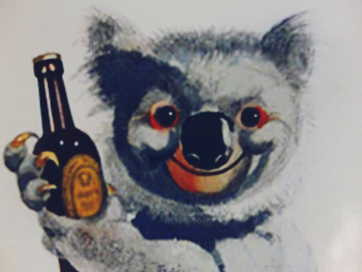 The Lost Guinness Gilroy Posters Photo, by John Gilroy, Koala with Guinness, from S.H. Benson, Advertising campaigns, wall art decor