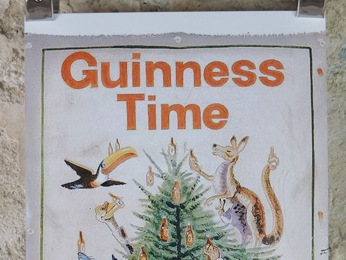 The Lost Guinness Gilroy Posters Photo, by John Gilroy, Guinness Christmas Time, from S.H. Benson, Advertising campaigns, wall art decor