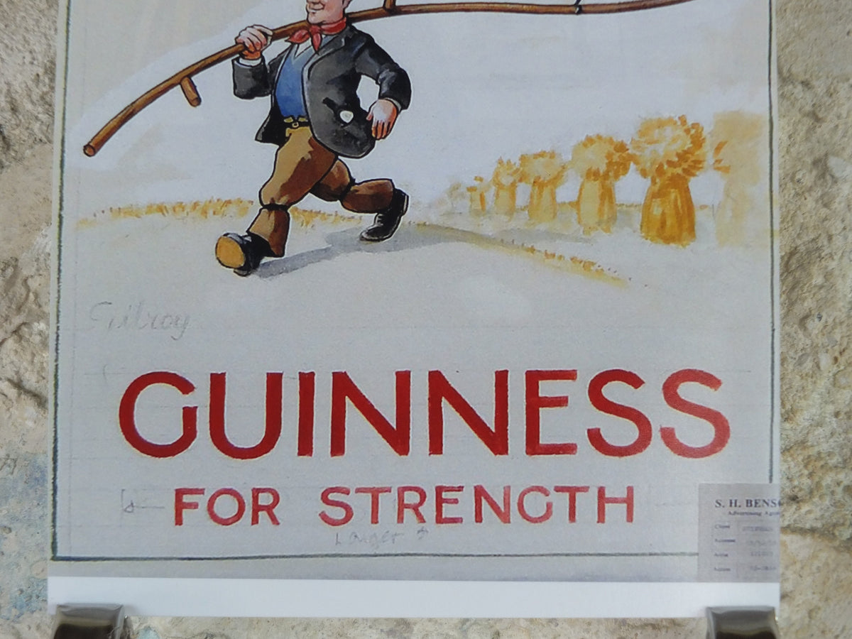 The Lost Guinness Gilroy Posters Photo, by John Gilroy, Guinness for Strength, from S.H. Benson, Advertising campaigns, wall art decor