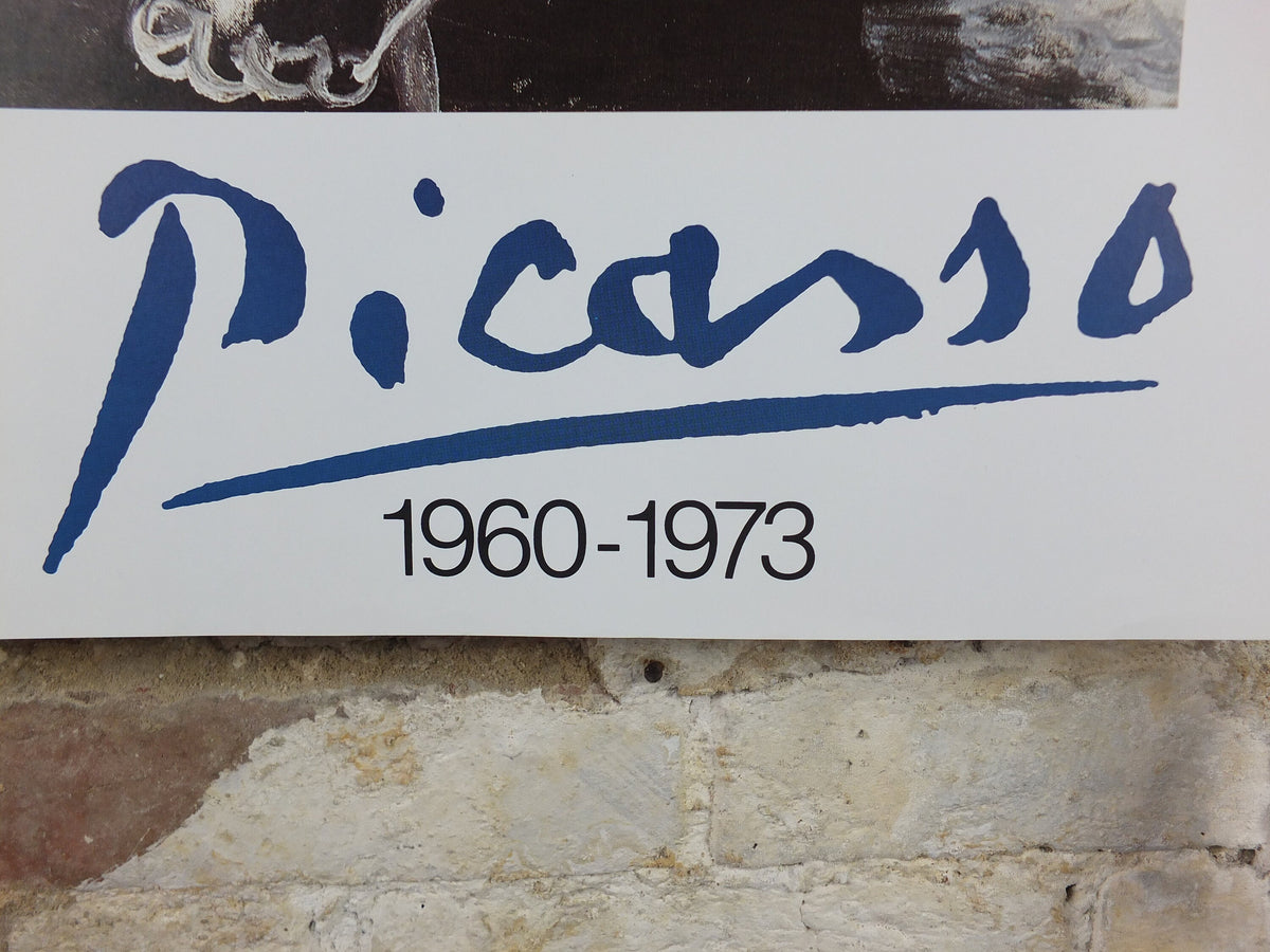 1988 Pablo Picasso Poster, Lunch on the Grass 1961, Louisiana Copenhagen, Le déjeuner sur l'herbe, artist gallery exhibition, wall art decor