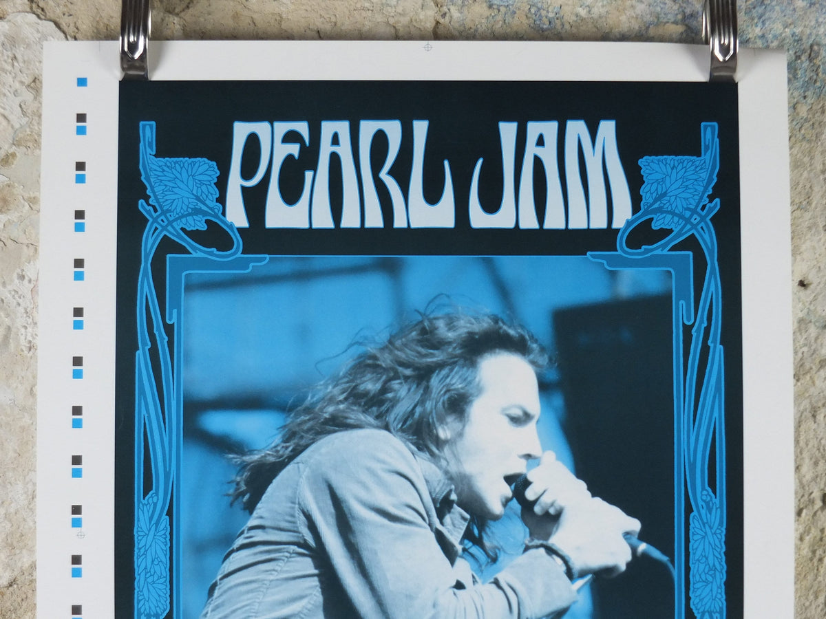 1992 Pearl Jam Concert Poster, Toronto Canadian Tour, signed by Bob Masse, 4/10 uncut A/P artists proof, Seattle Grunge music wall art decor