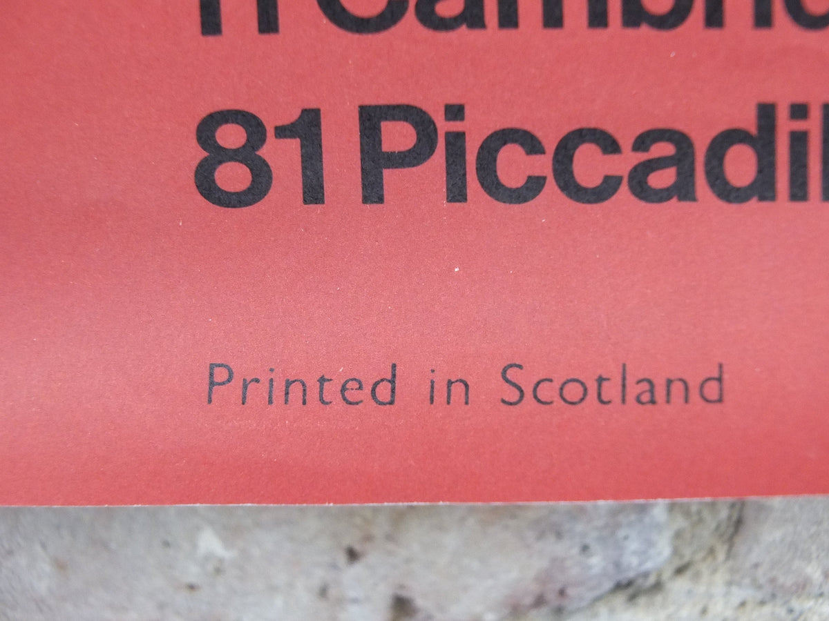 1967 Edinburgh International Festival Poster, Scottish Arts Festival, classical music and performing arts, wall art decor