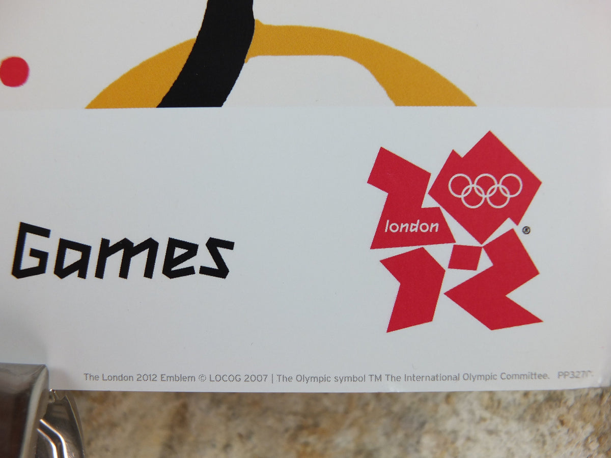 2012 London Olympics Poster, Rachel Whiteread, Olympic Rings, LondOn 2012, XXX Olympiad, post modern, sport wall art decor