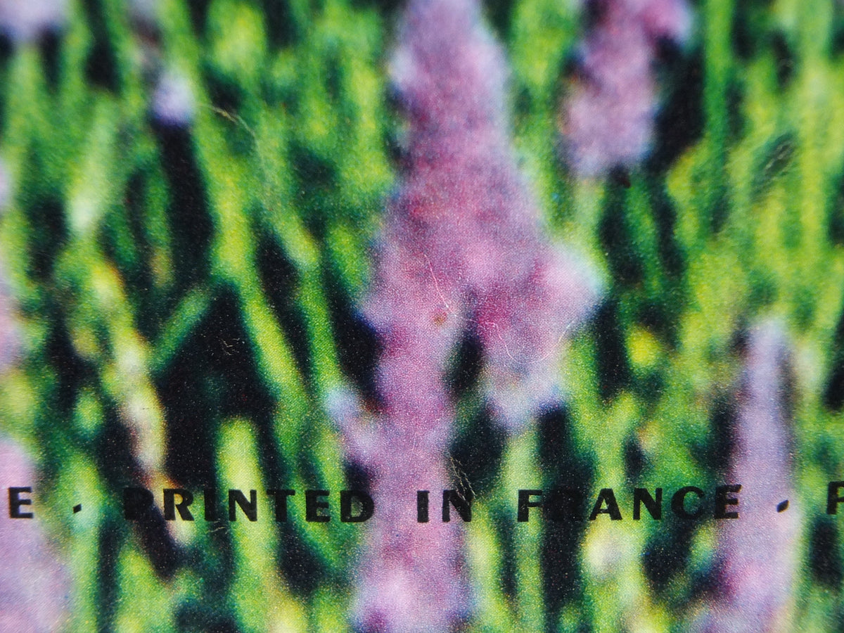 1970s Lavender fields in France Poster, Alpes-de-Haute-Provence, printed by French Government, travel tourism, wall art decor