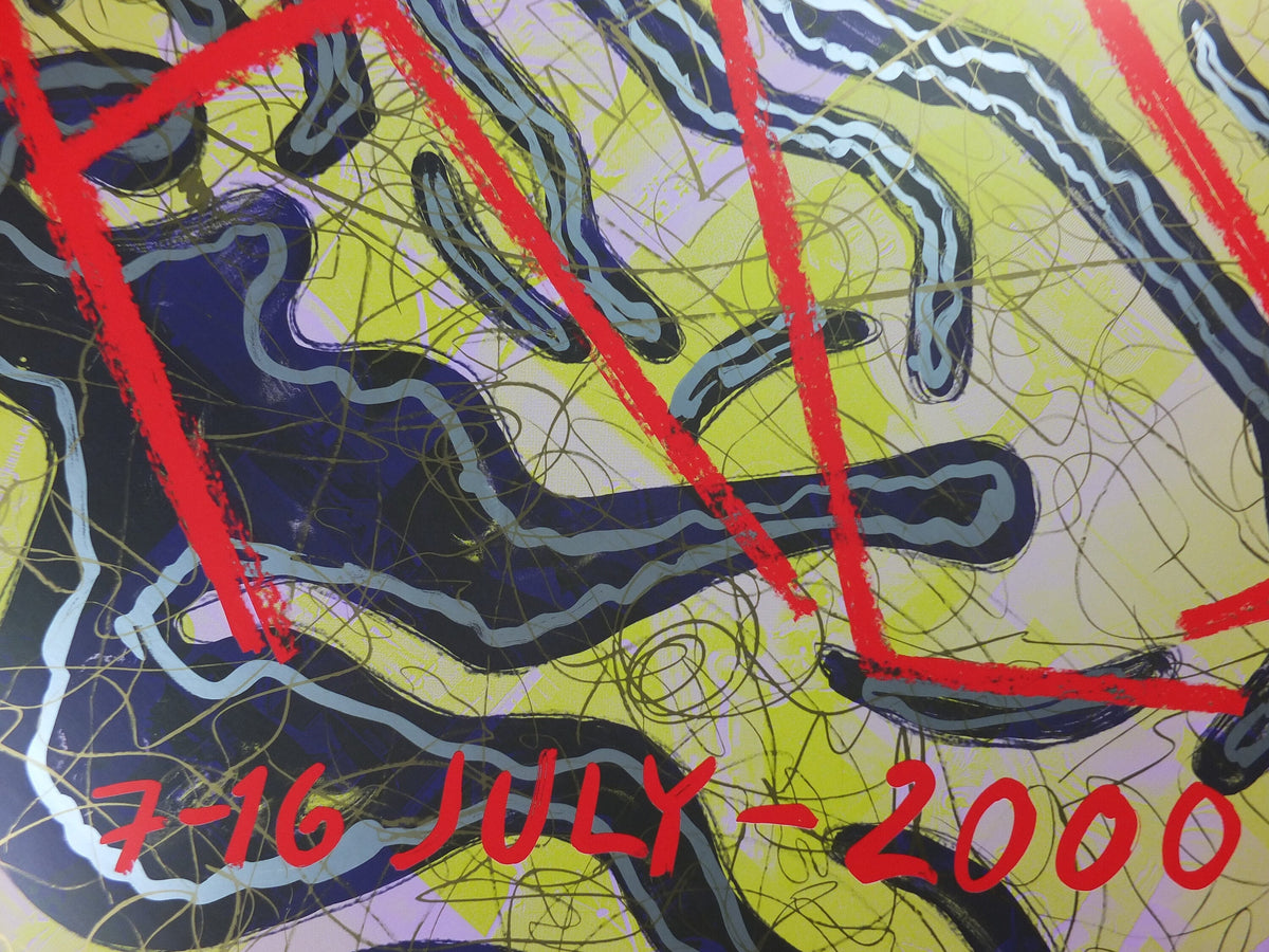 2000 signed Copenhagen Jazz Festival Poster, hand signed by Bjørn Nørgaard, Denmark, Bjorn Norgaard, music, wall art decor
