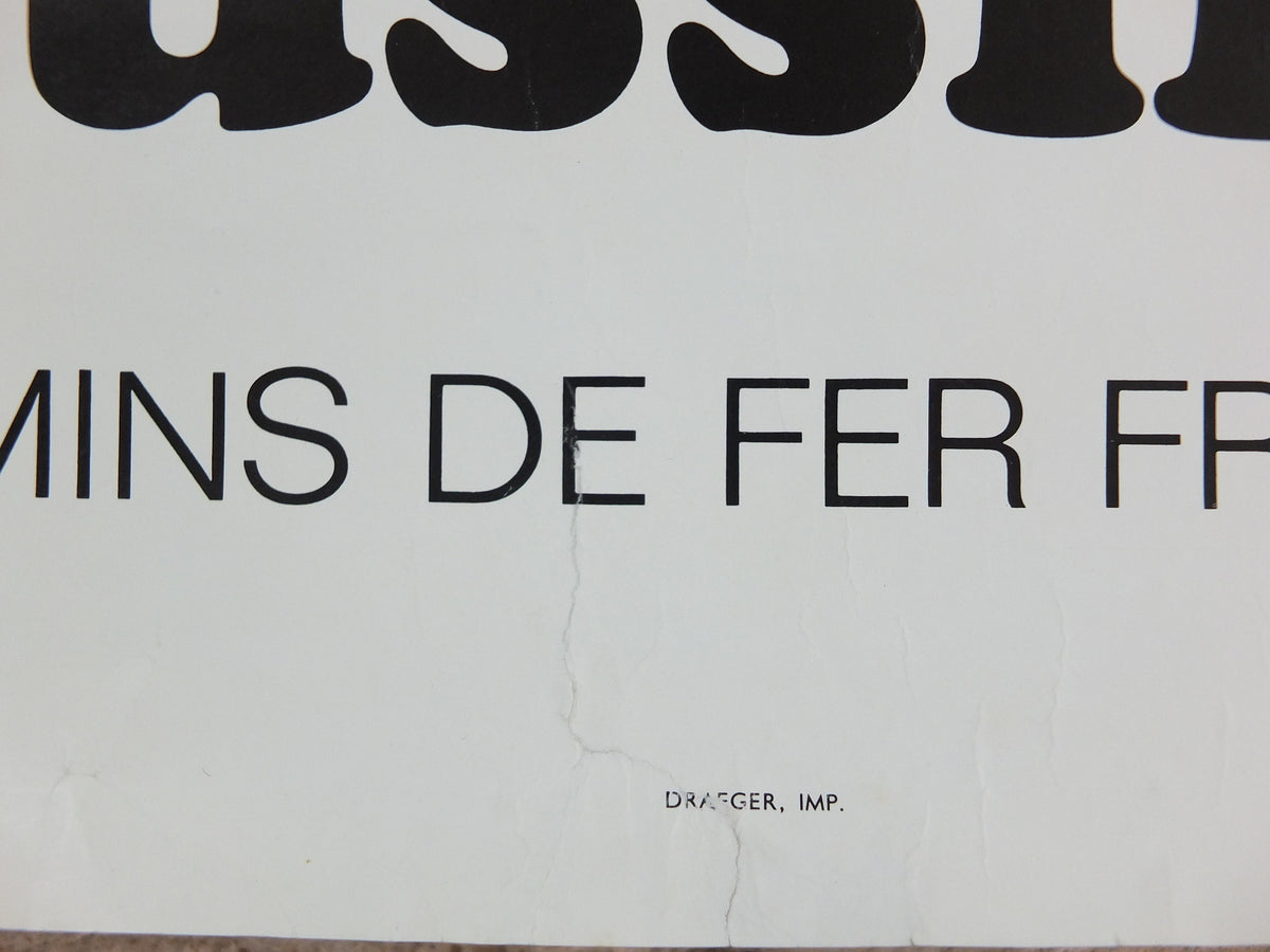 Vintage Dali Roussillon Poster, Salvador Dali, Butterflies, SNCF, travel tourism, 100cmx62cm, Chemins de fer Francais, wall art 1970s