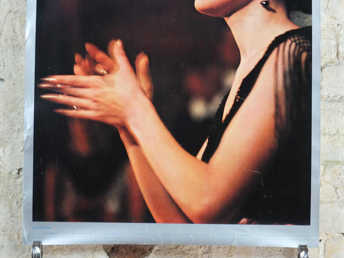 1975 International Womens Year Poster, Flamenco Andalucia Spain, annee internationale de la femme, United Nations, feminist wall art decor